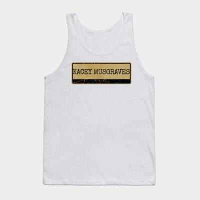 Aliska Text Black Retro Kacey Musgraves Tank Top Official Kacey Musgraves Merch